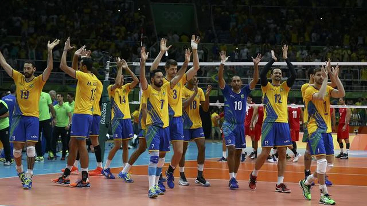 Seleção masculina de vôlei bate México e enfrenta Cuba por vaga na semifinal do Pan de Santiago