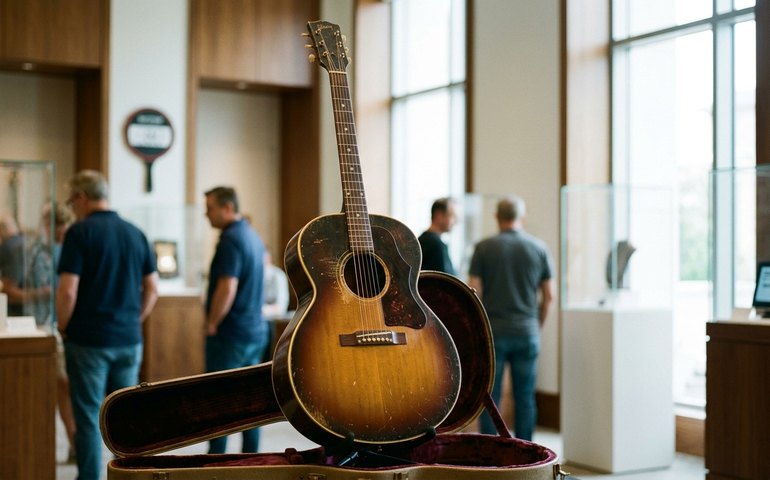 Guitarra usada por Elvis Presley em show histórico será leiloada; saiba valor