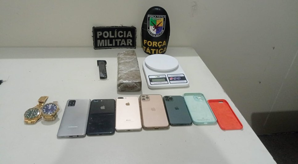 Homens são presos por roubo de celulares à mão armada na Grande Aracaju