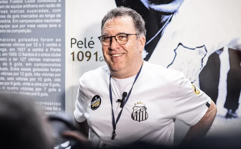 Marcelo Teixeira anuncia acordo com a WTorre para novo estádio do Santos