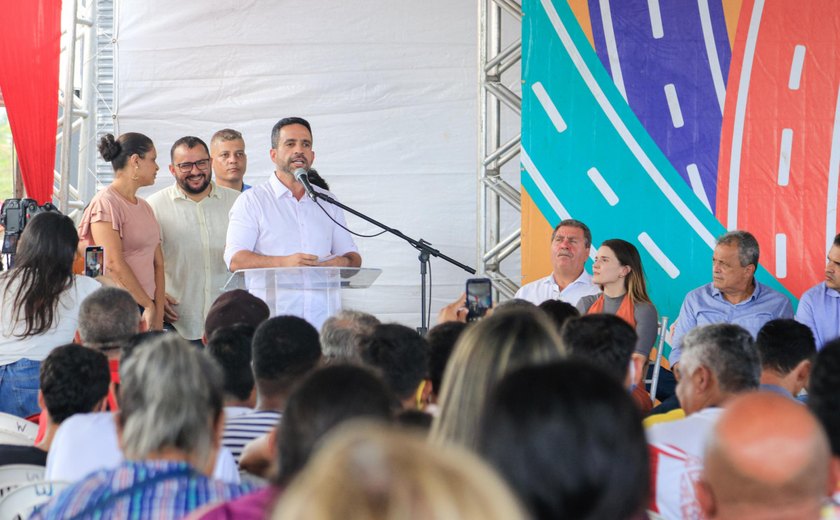 Em Delmiro Gouveia, Paulo Dantas anuncia investimentos de R$ 90 milhões em obras