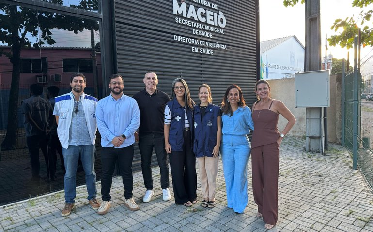 Comitiva da Vigilância em Saúde de João Pessoa (PB) faz visita técnica a Maceió