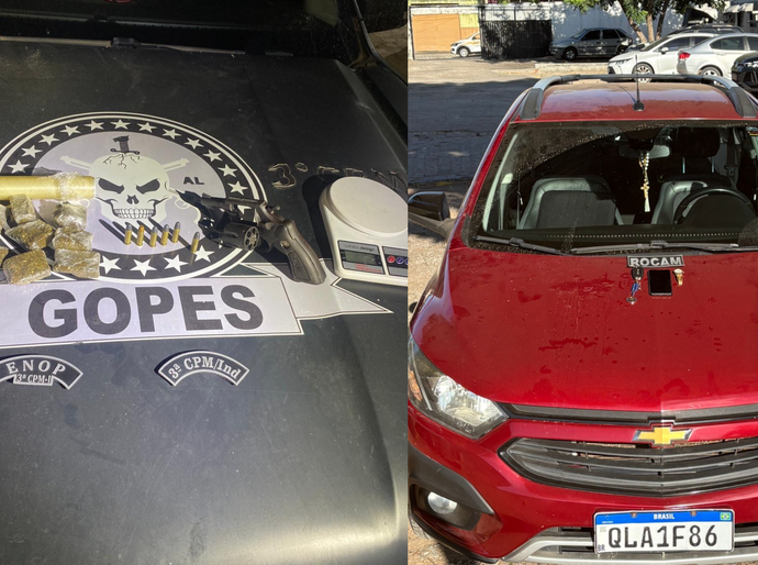 Polícia Militar registra prisões e apreensão de arma e drogas no interior