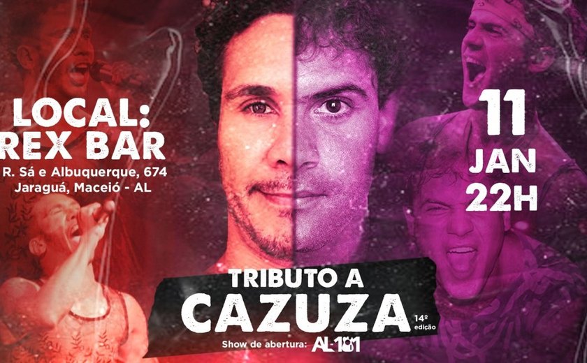 14º tributo a Cazuza: a volta do tributo que marcou uma geração em Alagoas