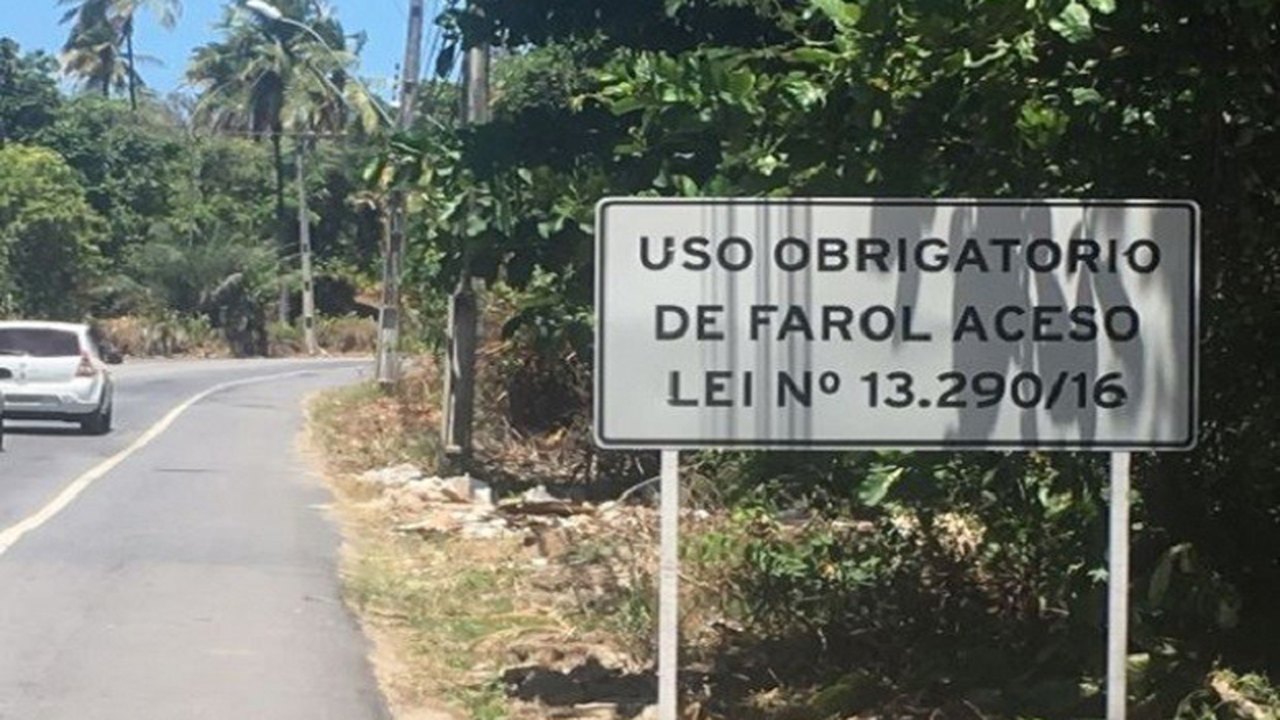 Farol desligado em rodovias estaduais de Alagoas começa a render multas