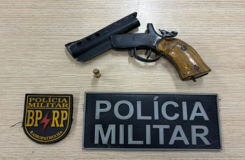 Apreensão de arma  / Foto: PMSE