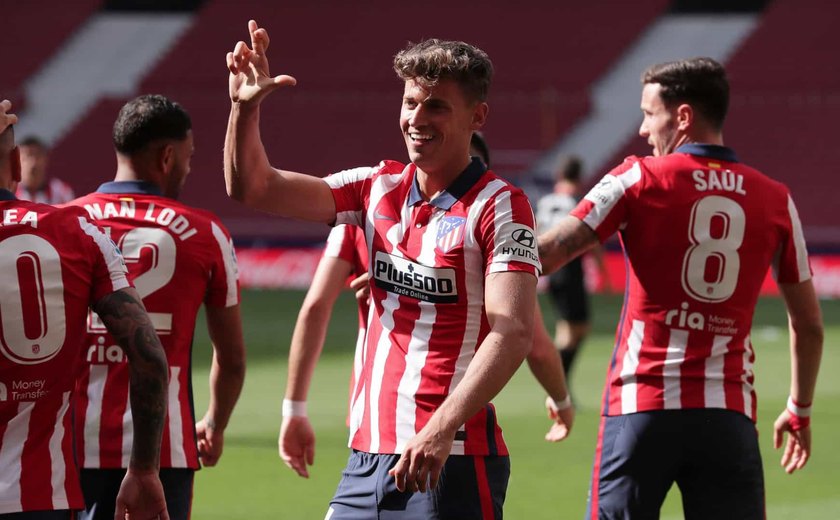 Atlético de Madrid leva gol no fim do Athletic Bilbao e tem liderança ameaçada