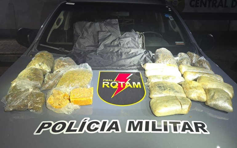 PM apreende 24 armas de fogo e mais de 22 Kg de drogas na última semana em Alagoas
