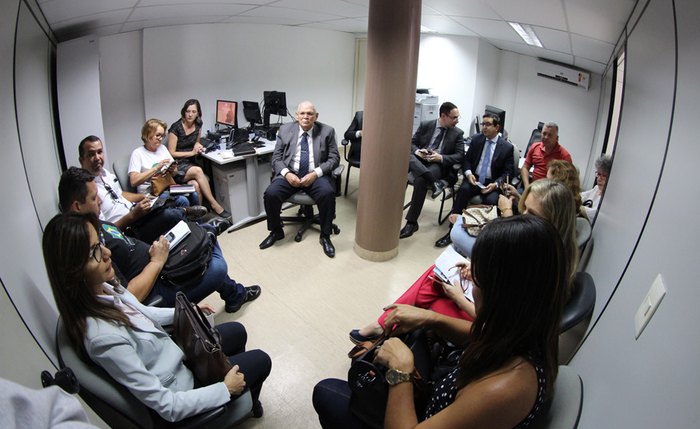 Audiência de conciliação foi conduzida no Cejusc do Tribunal de Justiça, no centro de Maceió - Foto: Assessoria
