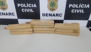 9 KG de drogas apreendidas