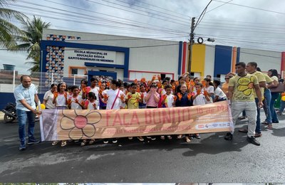 Caminhada contra abuso sexual infantil marca o encerramento das ações do Maio Laranja em Traipu