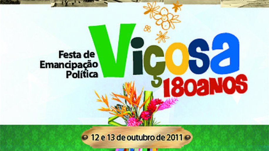 Apresentações culturais e inauguração de obras marcam as comemorações dos 180 anos de Viçosa
