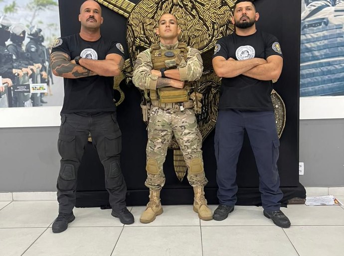 Integantes da Guarda Municipal de Delmiro participam de curso de defesa pessoal do Bope