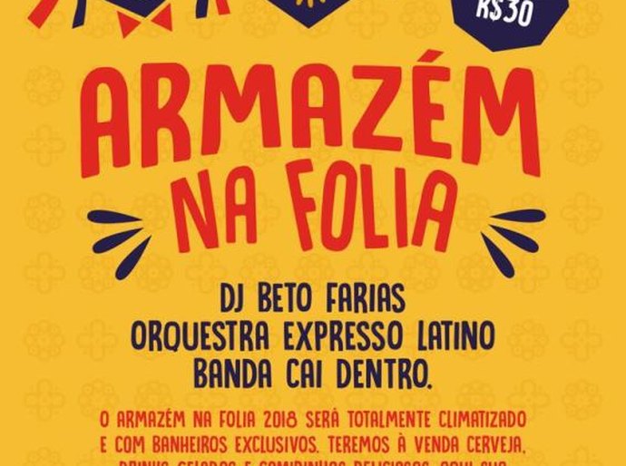 “Armazém na Folia” oferece estrutura climatizada durante o Jaraguá Folia