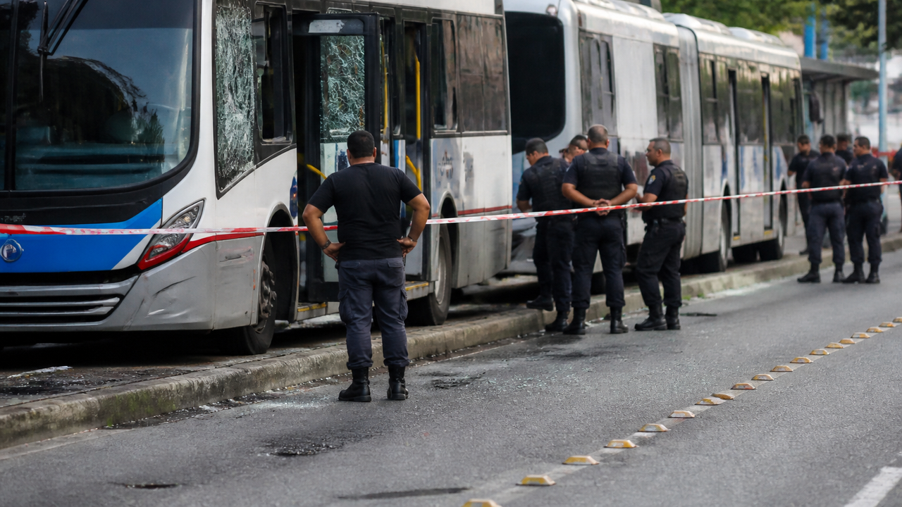Tiro que matou passageiro de BRT partiu de criminosos do TCP, afirma PM