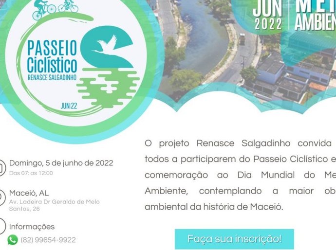 Prefeitura realiza ‘Passeio Ciclístico Renasce Salgadinho’ no dia 5 de junho