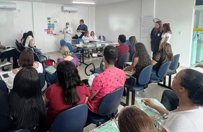 Hospital Geral do Estado capacita profissionais da área transfusional