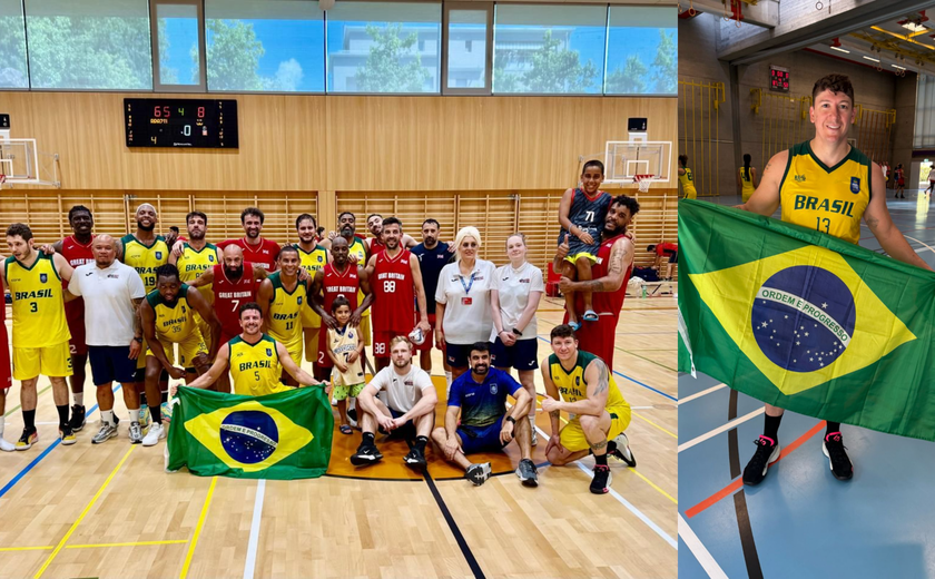 Caminhos do Esporte: atleta alagoano disputa Mundial de Maxibasketball com a Seleção Brasileira