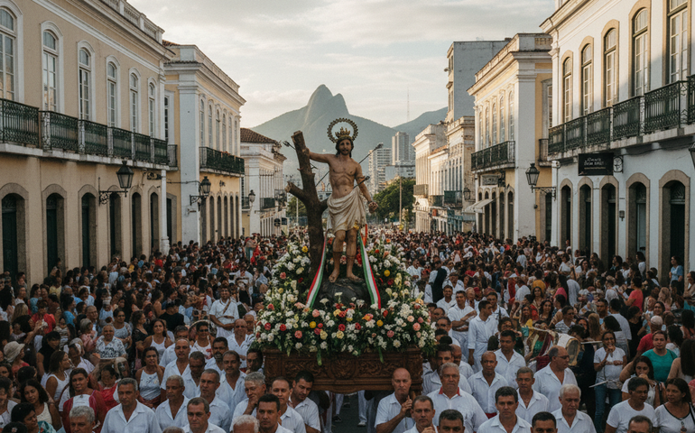 Dia de São Sebastião: procissão leva imagem do santo da Tijuca ao Centro do Rio; confira a programação