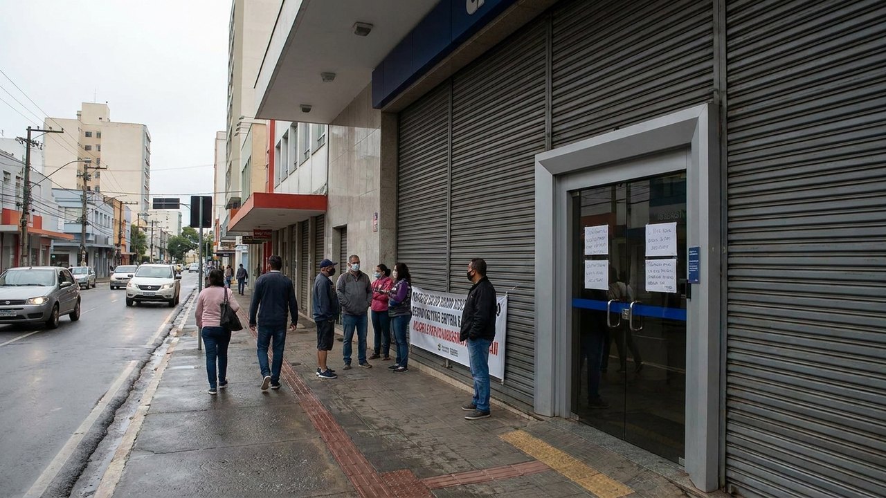 Bancários farão paralisação de 24 horas nesta quinta-feira, 20