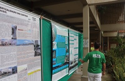 Verticalização urbana é tema de exposição que está na Faculdade de Arquitetura
