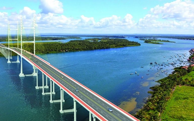 Instalação de canteiros das obras da ponte Penedo/Neópolis começa em 15 dias