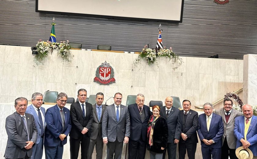 Presidente da Faeal participa de homenagem a João Martins na Assembleia Legislativa de São Paulo