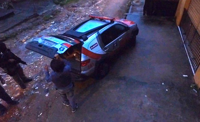 Um dos envolvidos foi localizado através do uso do Drone  -- Foto: Ascom/PC