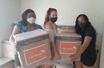 ONG Visão Mundial inicia distribuição de cerca de 15.000 cestas básicas com apoio financeiro da XP
