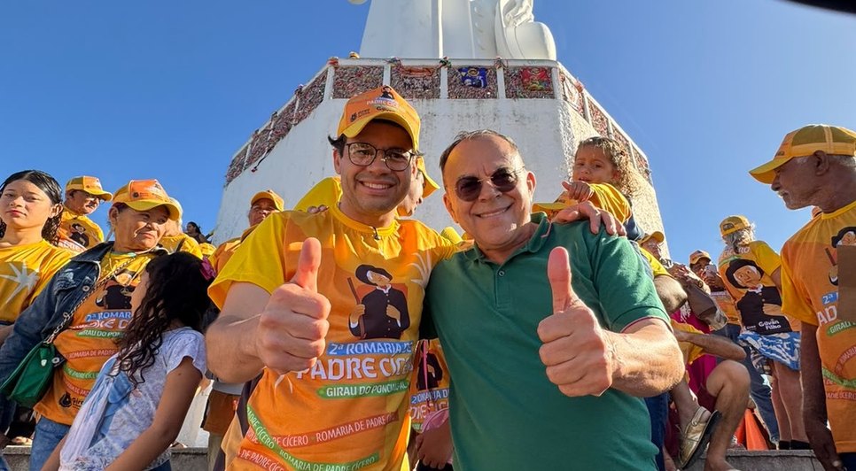 Gilvan Barros e Gilvan Barros Filho partiram de Girau do Ponciano em rumo a Juazeiro do Norte