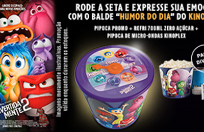 Kinoplex anuncia ação promocional exclusiva para ‘’Divertida Mente 2’’