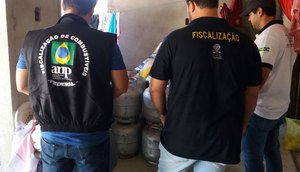presos venda botijão de gás
