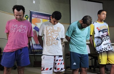 Secretaria de Segurança apresenta dez acusados de crimes em Maceió