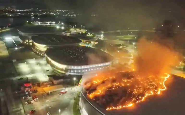 Incêndio não danifica pista do Velódromo Olímpico