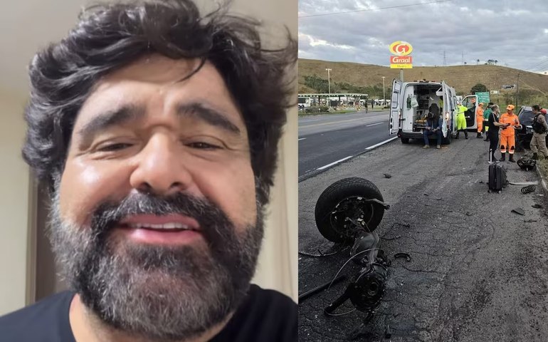 Cantor Fabiano, da dupla com César Menotti, sofre colisão em rodovia de Minas