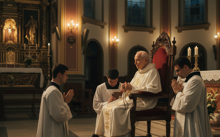 Padre de 103 anos morre durante reza da Ave Maria em igreja do Rio de Janeiro