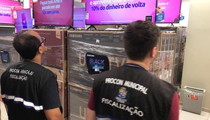 PROCON FISCALIZAÇÃO BLACK FRIDAY / Foto: ASCOM SEMDEC