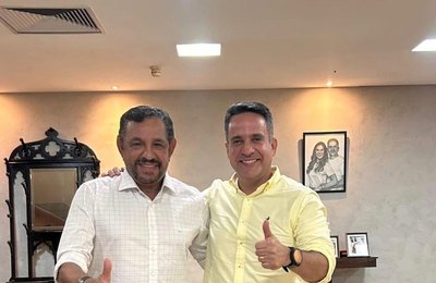 Neno da Laje reforça parcerias com o governador Paulo Dantas em encontro sobre obras e política