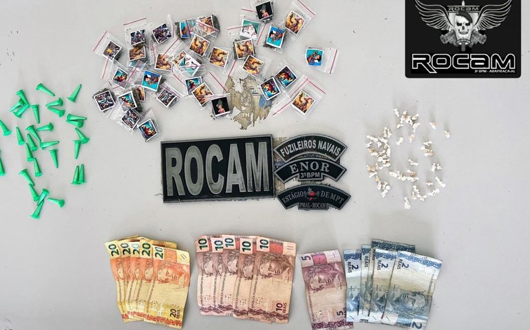 PM apreende drogas e prende autor de violência doméstica durante ações no Agreste e Sertão