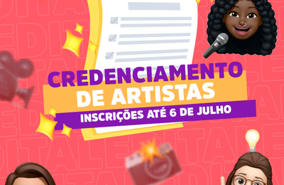 Secult abre novo prazo de inscrições para Edital de Credenciamento de Artistas