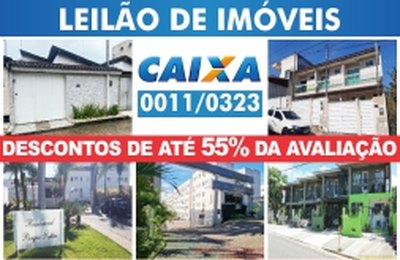 Leilão da Caixa tem 65 imóveis na região Nordeste, com descontos de até 55% do valor de avaliação