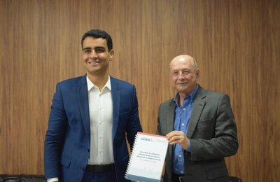 Presidente do Tribunal de Contas de Alagoas recebe prefeito de Maceió