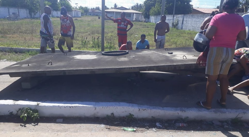 ACIDENTE ESTRUTURA / Foto: Internauta
