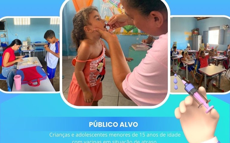 Belo Monte: Secretaria Municipal de Saúde inicia campanha de vacinação nas escolas da rede pública