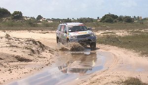 Terrenos arenosos foi só o início da aventura/ Fotos; Reprodução TV Atalaia