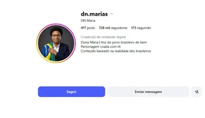 Perfil "DN Maria" acumula milhões de visualizações