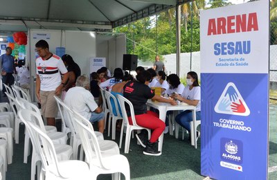 Sesau leva ações de saúde para prestar assistências aos moradores dos Flexais