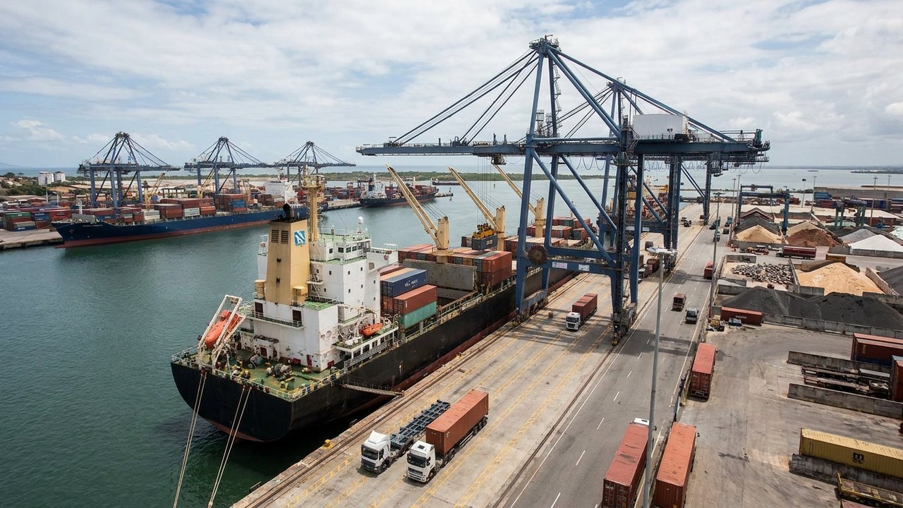 Superávit comercial acumulado em 2026, até agosto, foi de US$ 55,318 bilhões