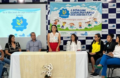 1º Fórum Comunitário do Selo Unicef é realizado em São José da Laje 