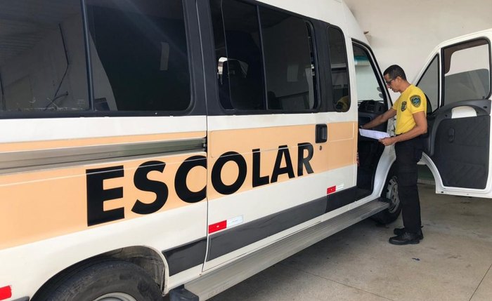 Vistoria semestral dos transportes escolares segue até o dia 31 de julho